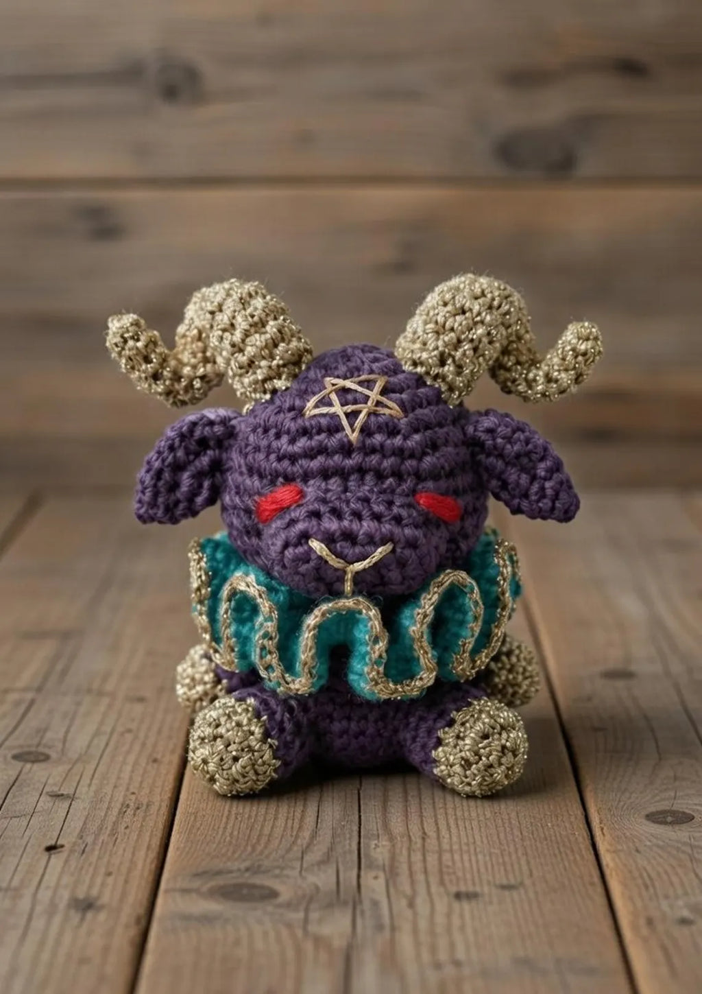 Crochet Jester Keychain, Amigurumi Clown Doll Charm, Whimsical Harlequin Bag Accessory