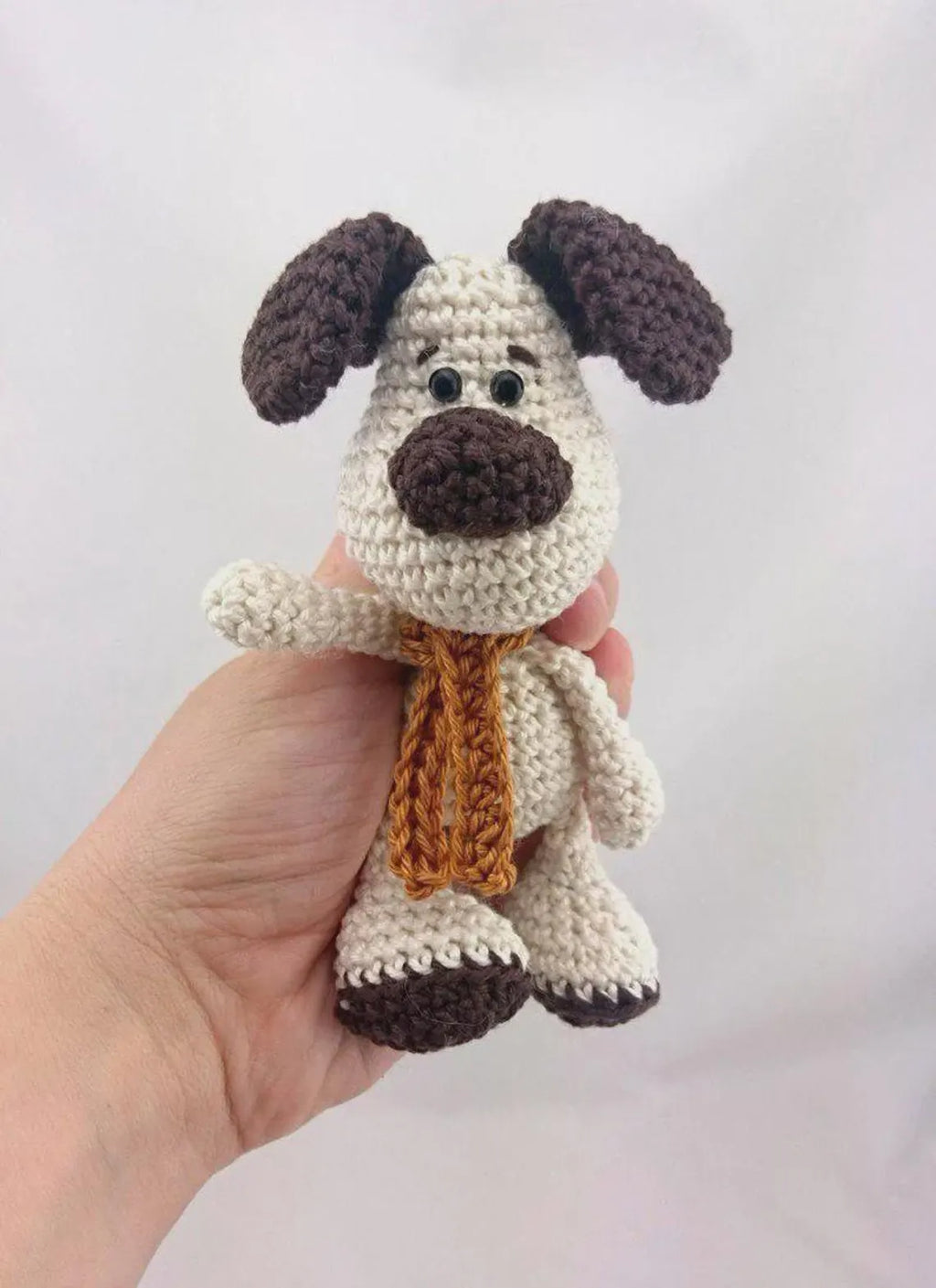 Crochet Dog Plush, Handmade Puppy Amigurumi, Cute Dog Crochet Doll, Soft Animal Plush, Dog Lover Gift, Cozy Handmade Decor