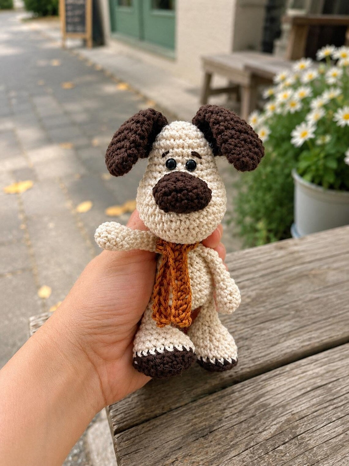 Crochet Dog Plush, Handmade Puppy Amigurumi, Cute Dog Crochet Doll, Soft Animal Plush, Dog Lover Gift, Cozy Handmade Decor