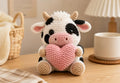 Cow Crochet Plush, Highland Cow Crochet, Crochet Cow Plushie, Amigurumi Cow, Handmade Plush Toy, Cute Cow Gift