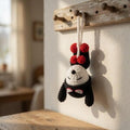 Crochet Snoopy Spiderman Car Charm, Handmade Superhero Dog Plush